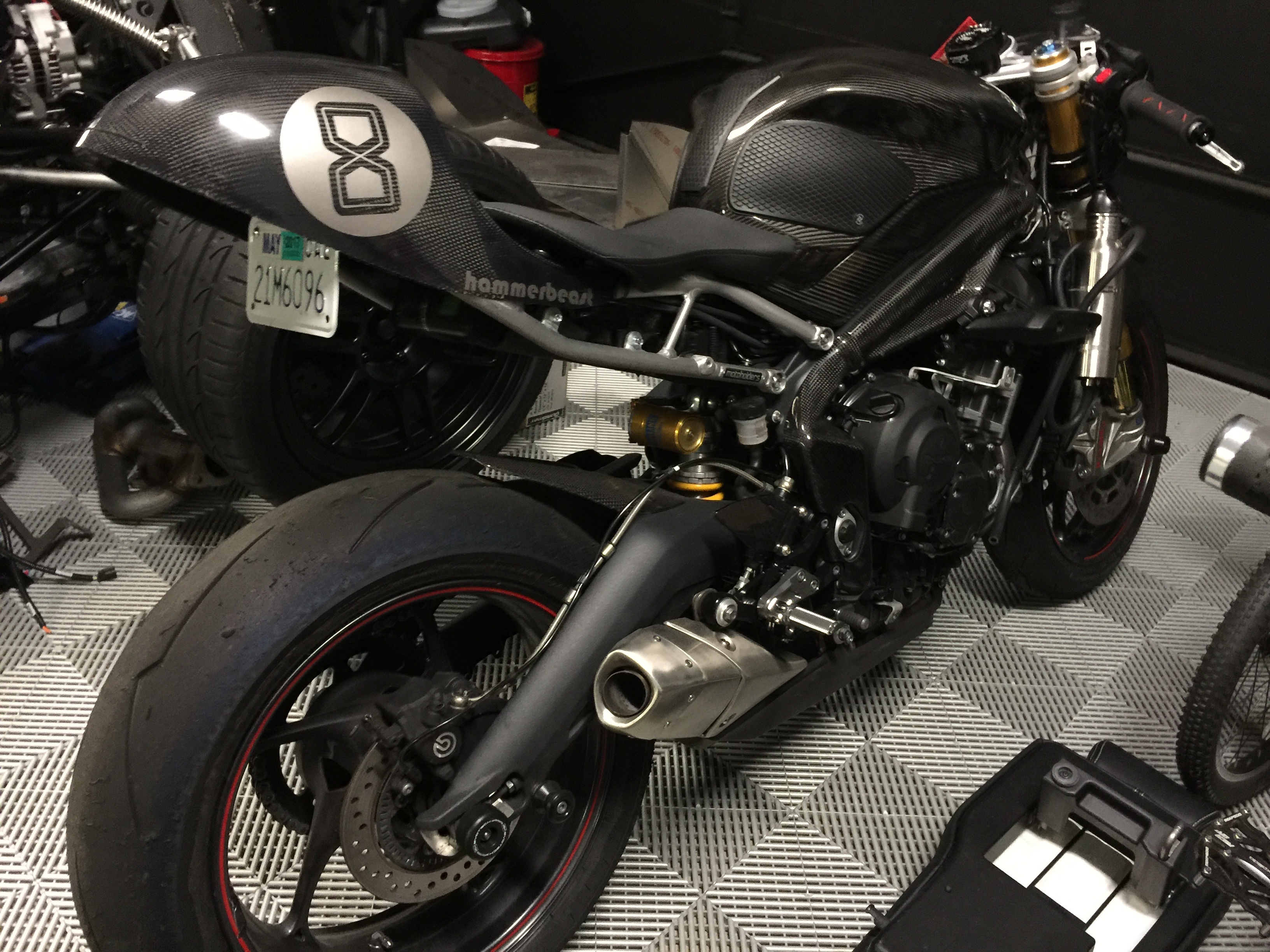 Triumph 675R Cafe Racer photo 99